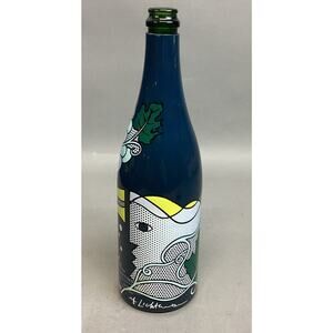 1990 Signed Roy Lichtenstein for Taittinger Collection Champagne Empty Bottle